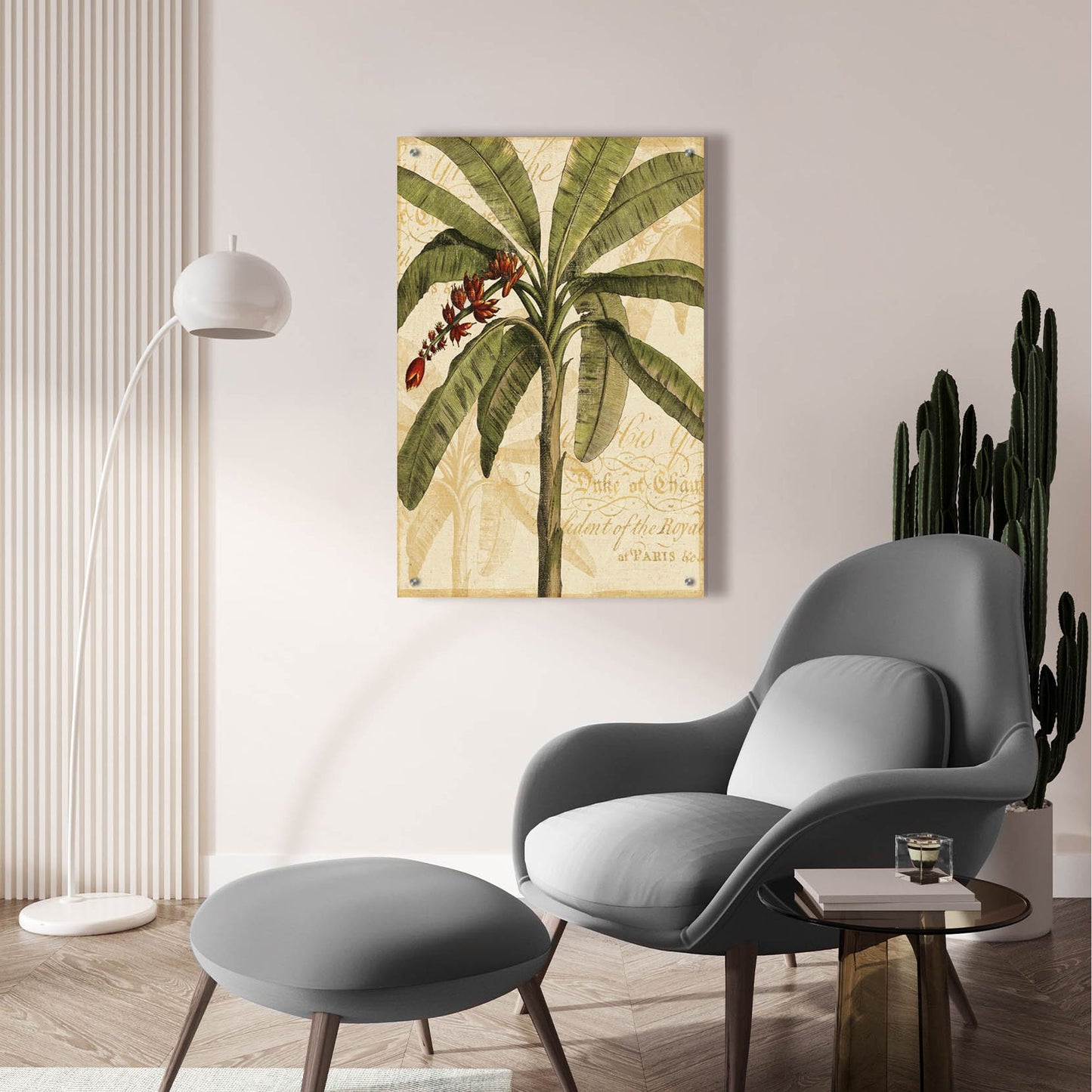 Epic Art 'Royal Palm I' by NBL Studio, Acrylic Glass Wall Art,24x36