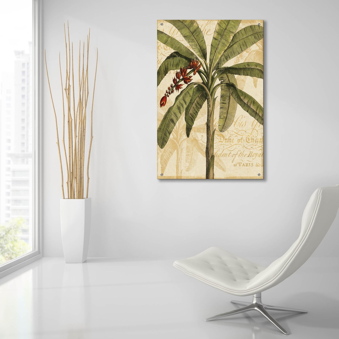 Epic Art 'Royal Palm I' by NBL Studio, Acrylic Glass Wall Art,24x36