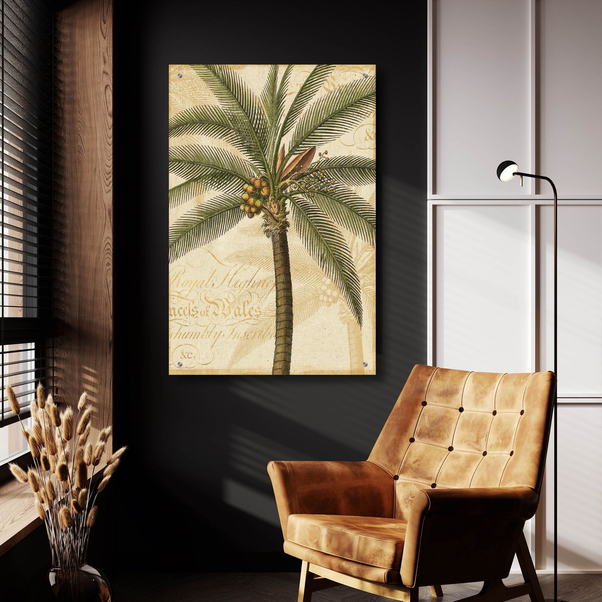 Epic Art 'Royal Palm II' by NBL Studio, Acrylic Glass Wall Art,24x36