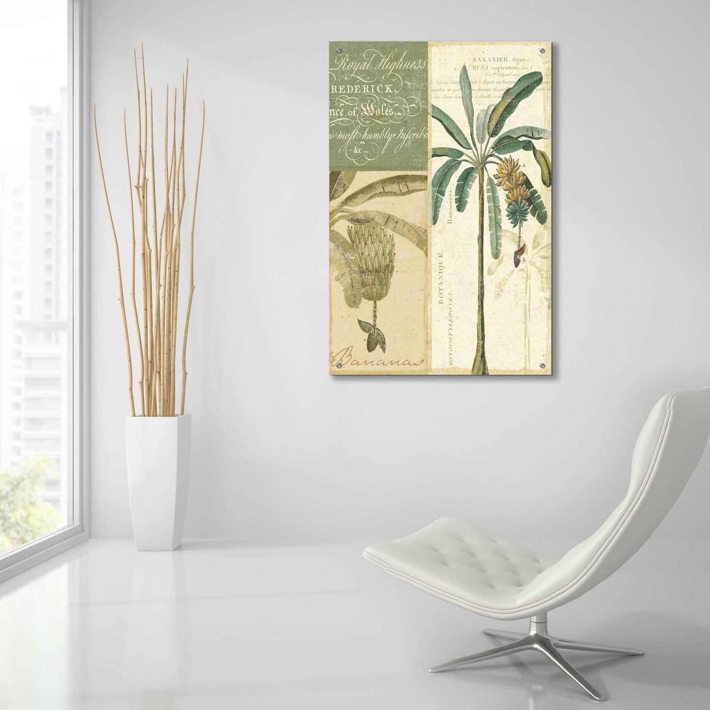 Epic Art 'Palm Study I' by NBL Studio, Acrylic Glass Wall Art,24x36
