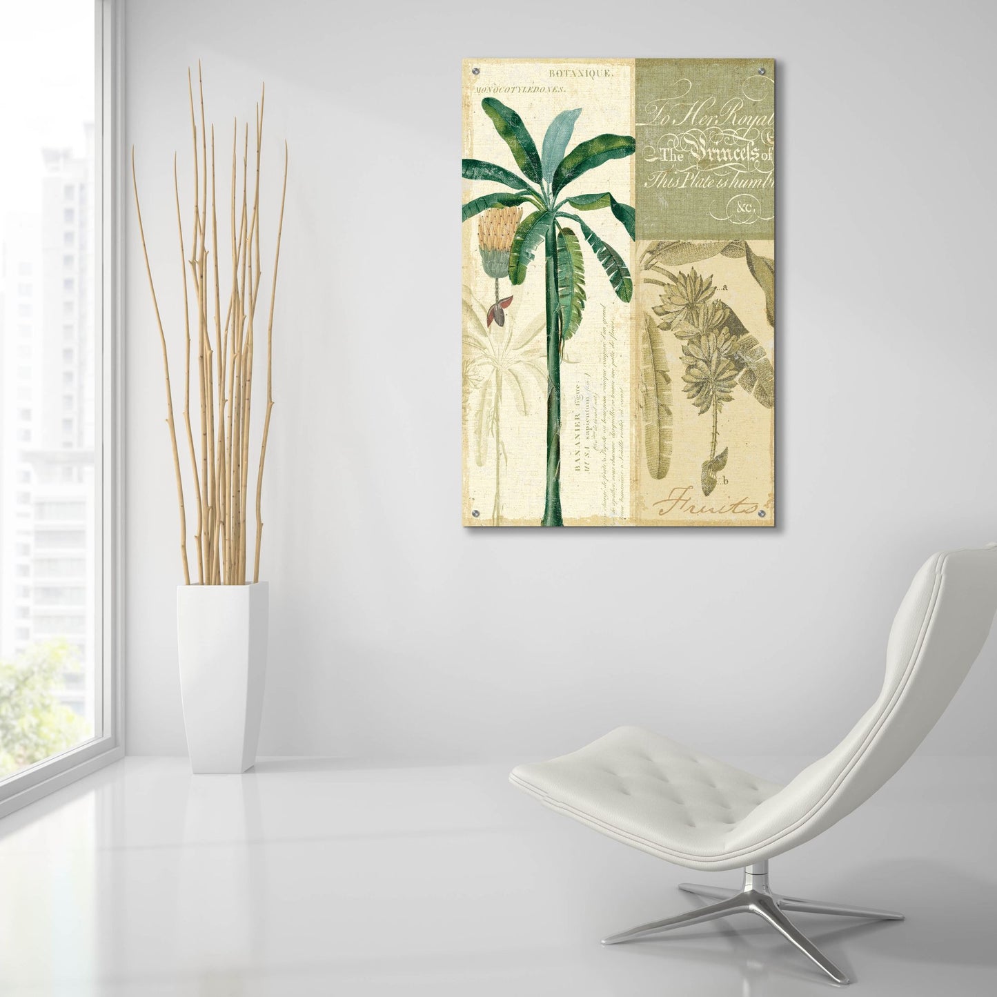 Epic Art 'Palm Study II' by NBL Studio, Acrylic Glass Wall Art,24x36