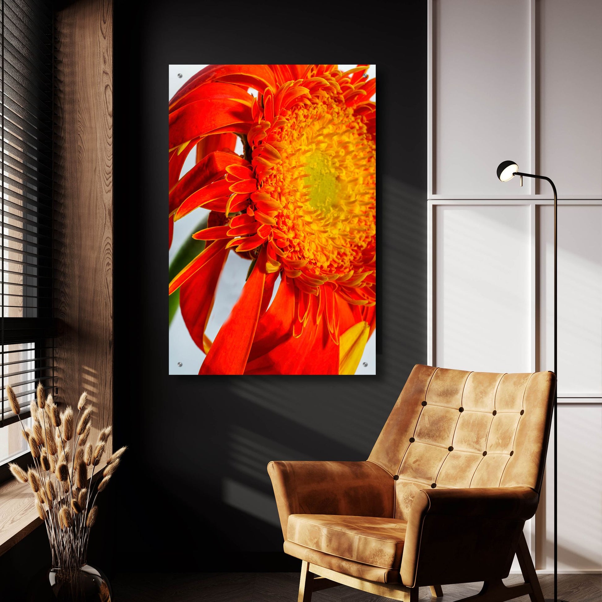 Epic Art 'Last Bloom' by Pamela Plummer, Acrylic Glass Wall Art,24x36