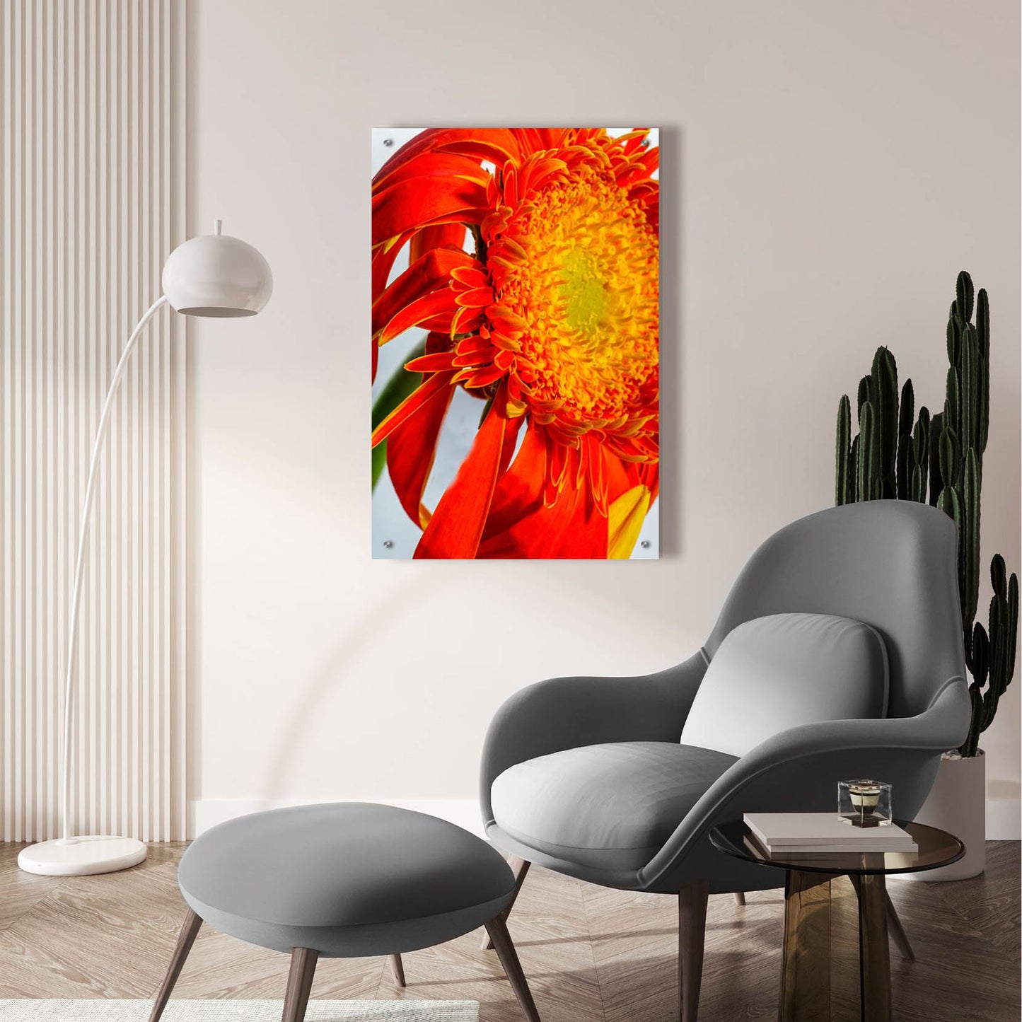 Epic Art 'Last Bloom' by Pamela Plummer, Acrylic Glass Wall Art,24x36