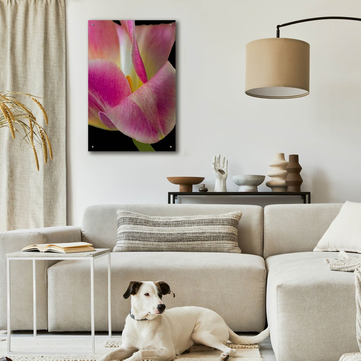 Epic Art 'Pretty In Pink' by Pamela Plummer, Acrylic Glass Wall Art,24x36