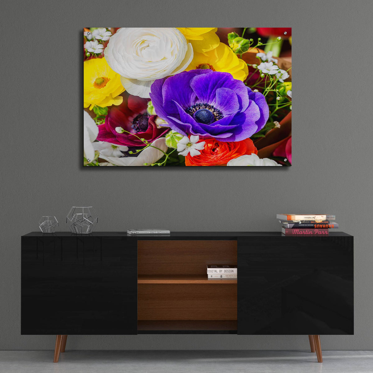 Epic Art 'Spring Bouquet' by Pamela Plummer, Acrylic Glass Wall Art,36x24