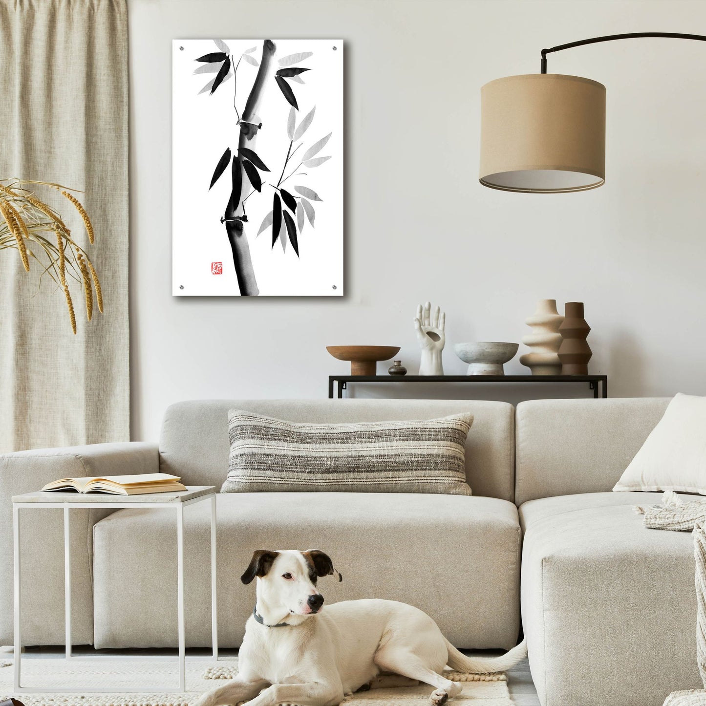 Epic Art 'Bamboo 02' by Pechane, Acrylic Glass Wall Art,24x36