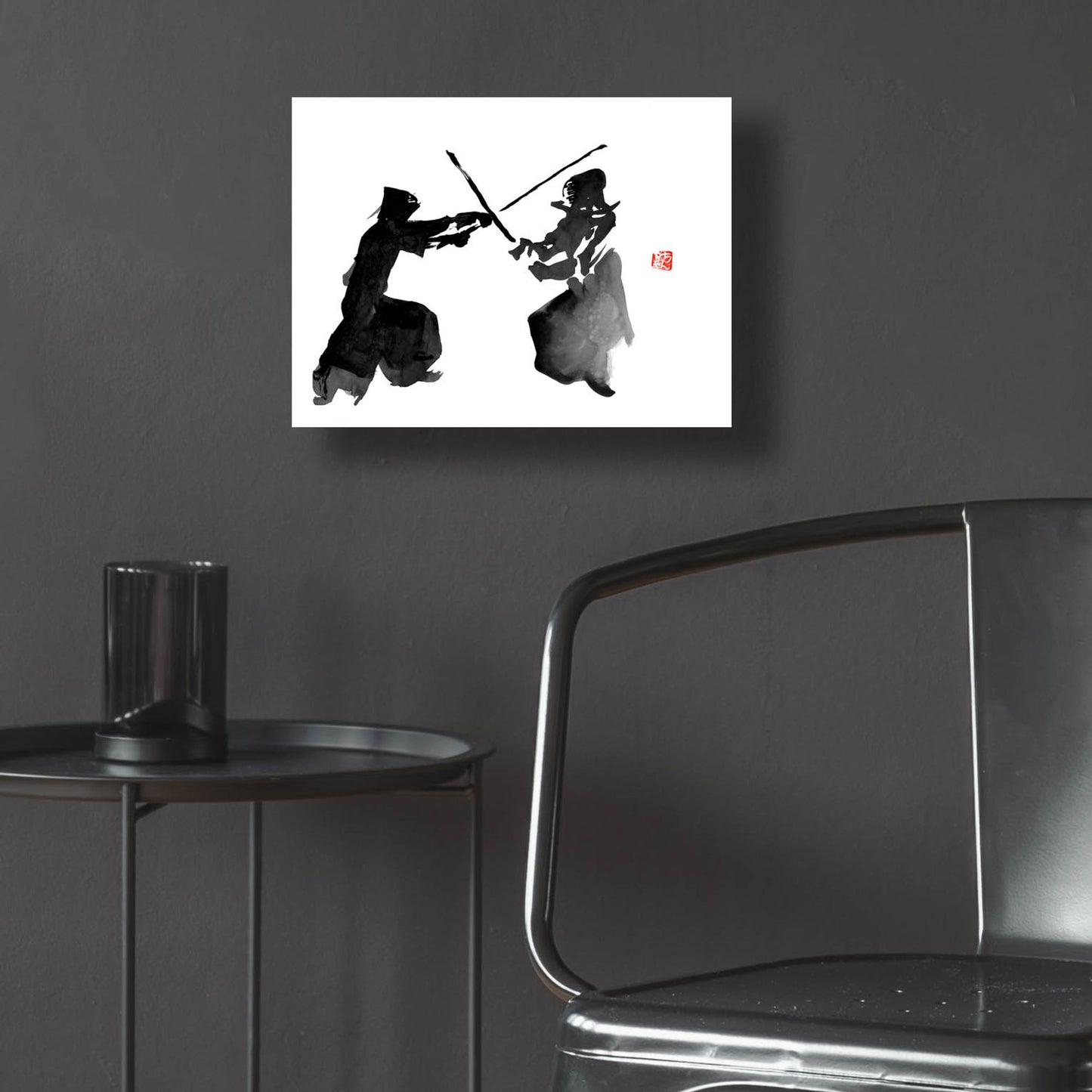 Epic Art 'Kendo' by Pechane, Acrylic Glass Wall Art,16x12