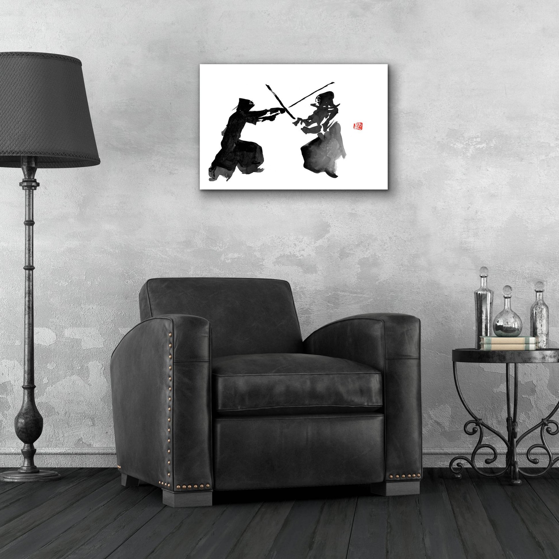 Epic Art 'Kendo' by Pechane, Acrylic Glass Wall Art,24x16