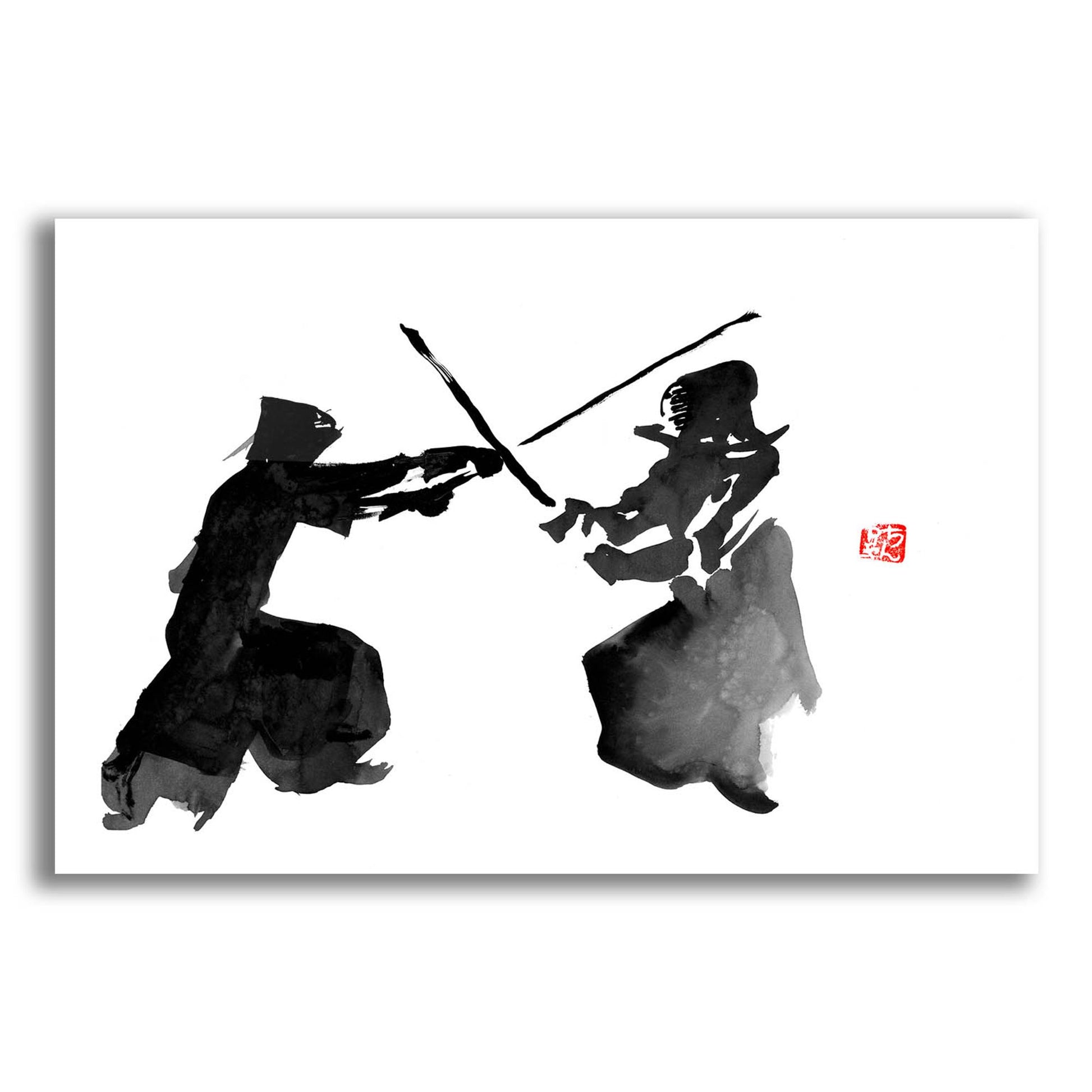 Epic Art 'Kendo' by Pechane, Acrylic Glass Wall Art,24x16