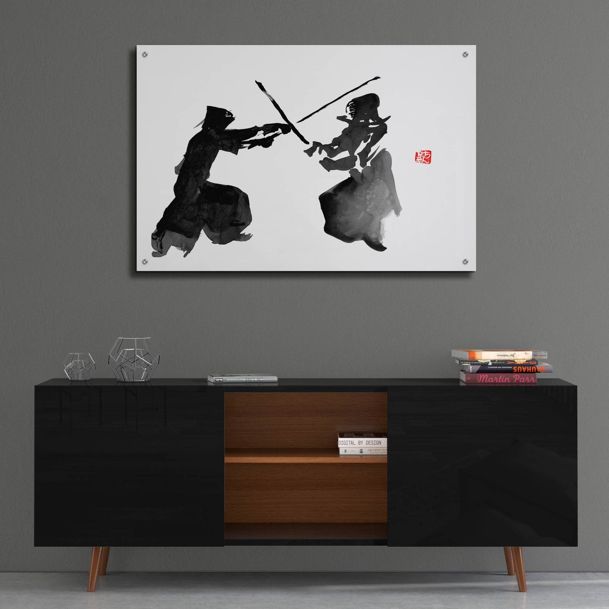 Epic Art 'Kendo' by Pechane, Acrylic Glass Wall Art,36x24