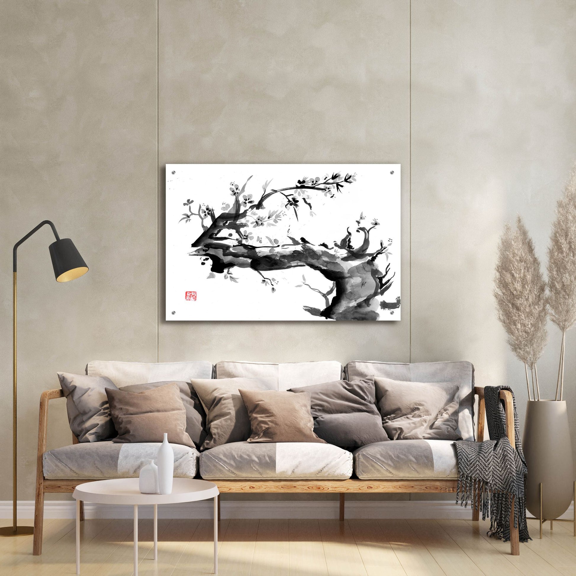 Epic Art 'Old Dead Tree' by Pechane, Acrylic Glass Wall Art,36x24