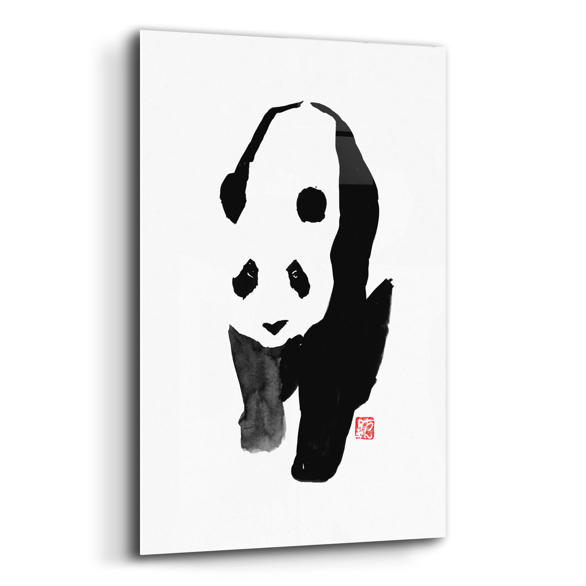 Epic Art 'Panda' by Pechane, Acrylic Glass Wall Art,12x16