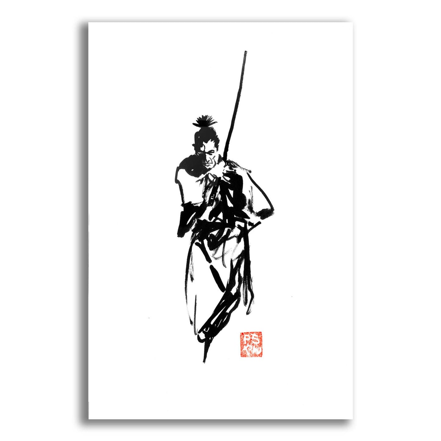 Epic Art 'Toshiro' by Pechane, Acrylic Glass Wall Art