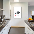 Epic Art 'Elephant' by Pechane, Acrylic Glass Wall Art,24x36