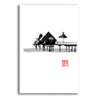 Epic Art 'Bungalow' by Pechane, Acrylic Glass Wall Art