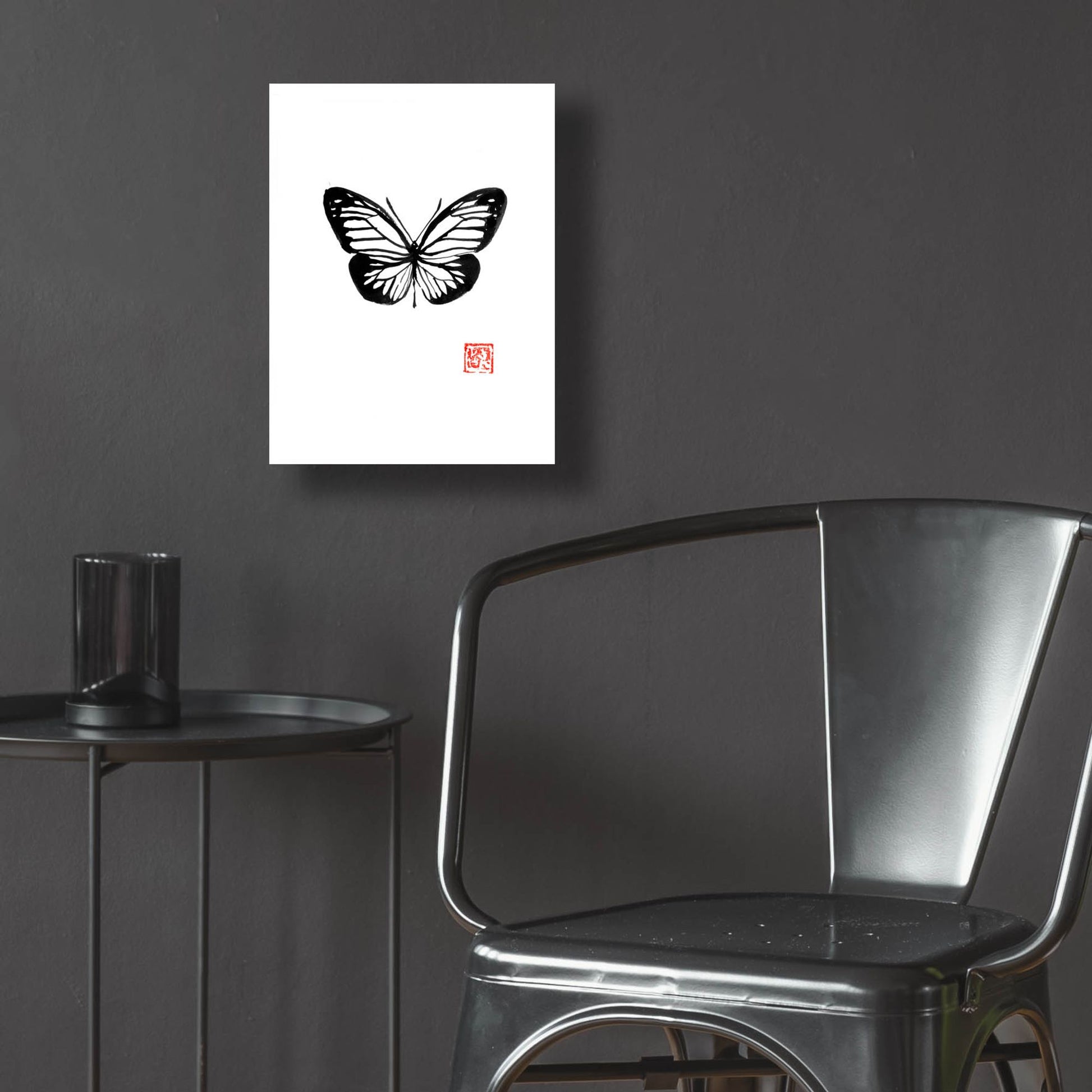 Epic Art 'Papillon' by Pechane, Acrylic Glass Wall Art,12x16