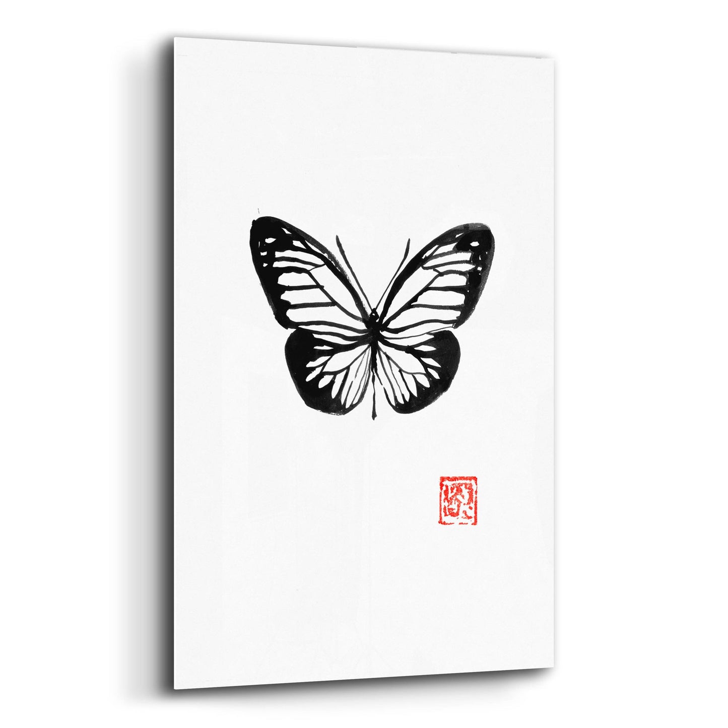 Epic Art 'Papillon' by Pechane, Acrylic Glass Wall Art,16x24