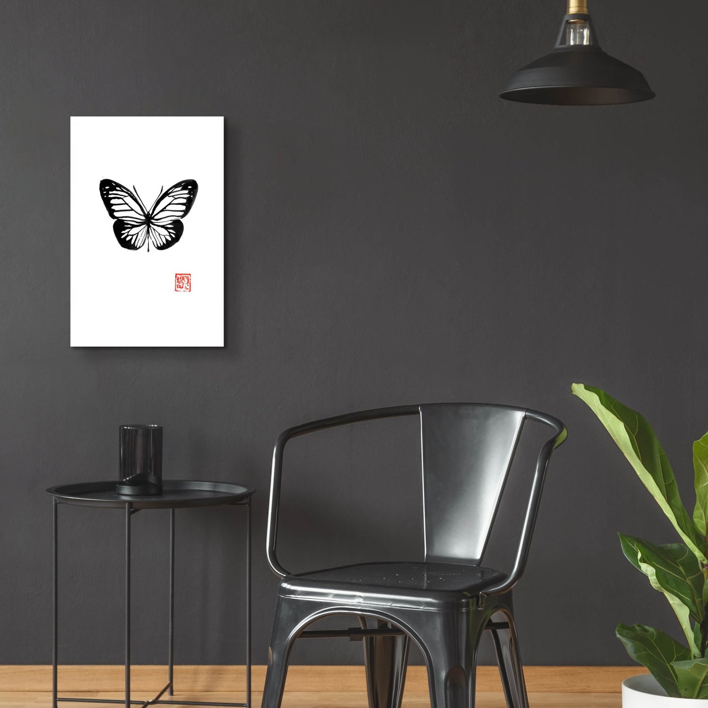 Epic Art 'Papillon' by Pechane, Acrylic Glass Wall Art,16x24