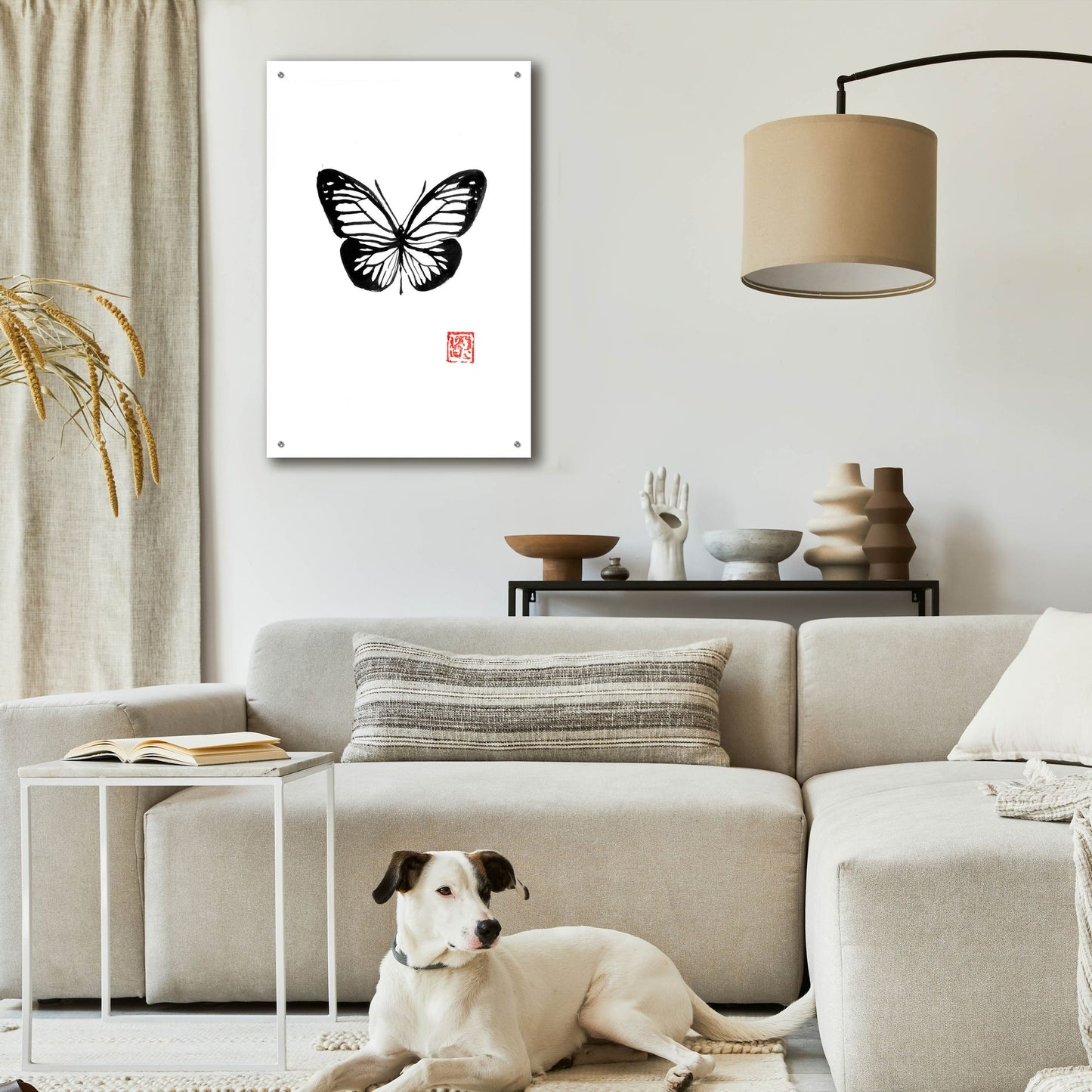 Epic Art 'Papillon' by Pechane, Acrylic Glass Wall Art,24x36