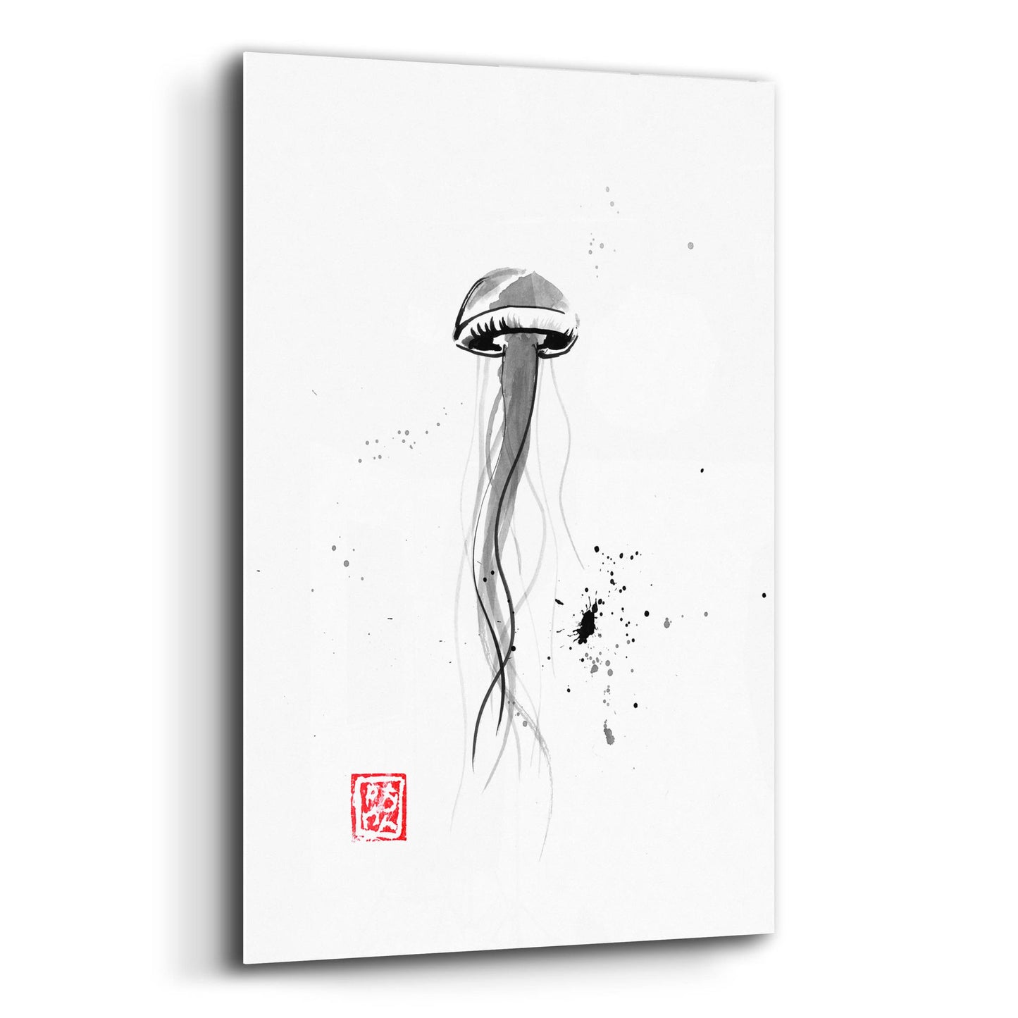 Epic Art 'Jellyfish' by Pechane, Acrylic Glass Wall Art,12x16