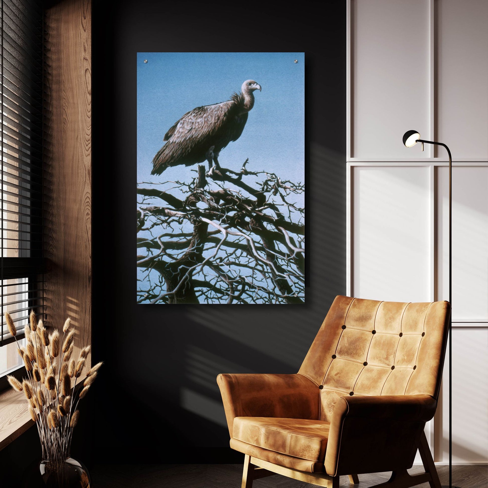 Epic Art 'Vulture' by Ron Parker, Acrylic Glass Wall Art,24x36