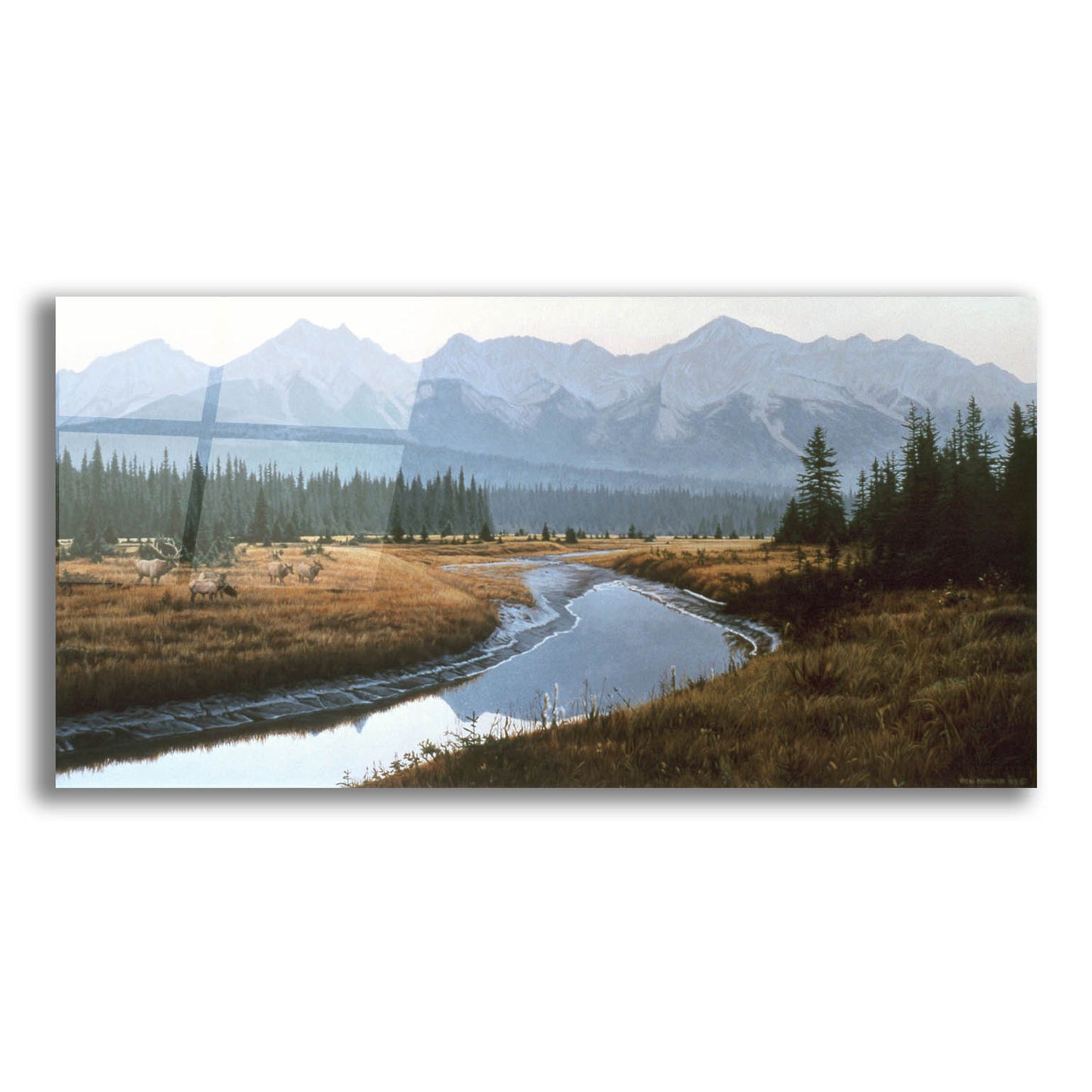 Epic Art 'Kootenay Dawn' by Ron Parker, Acrylic Glass Wall Art