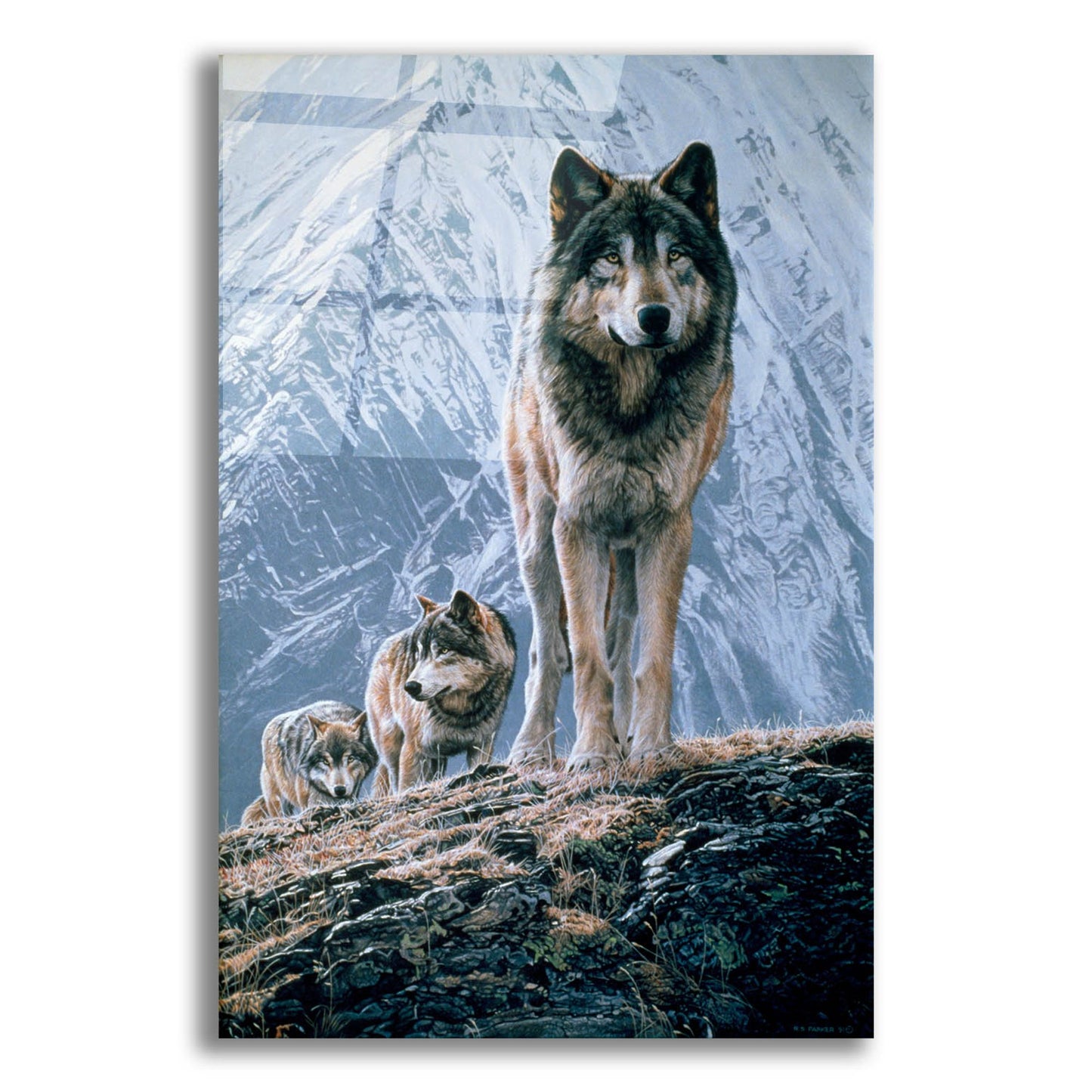 Epic Art 'Crossing The Ridge' by Ron Parker, Acrylic Glass Wall Art