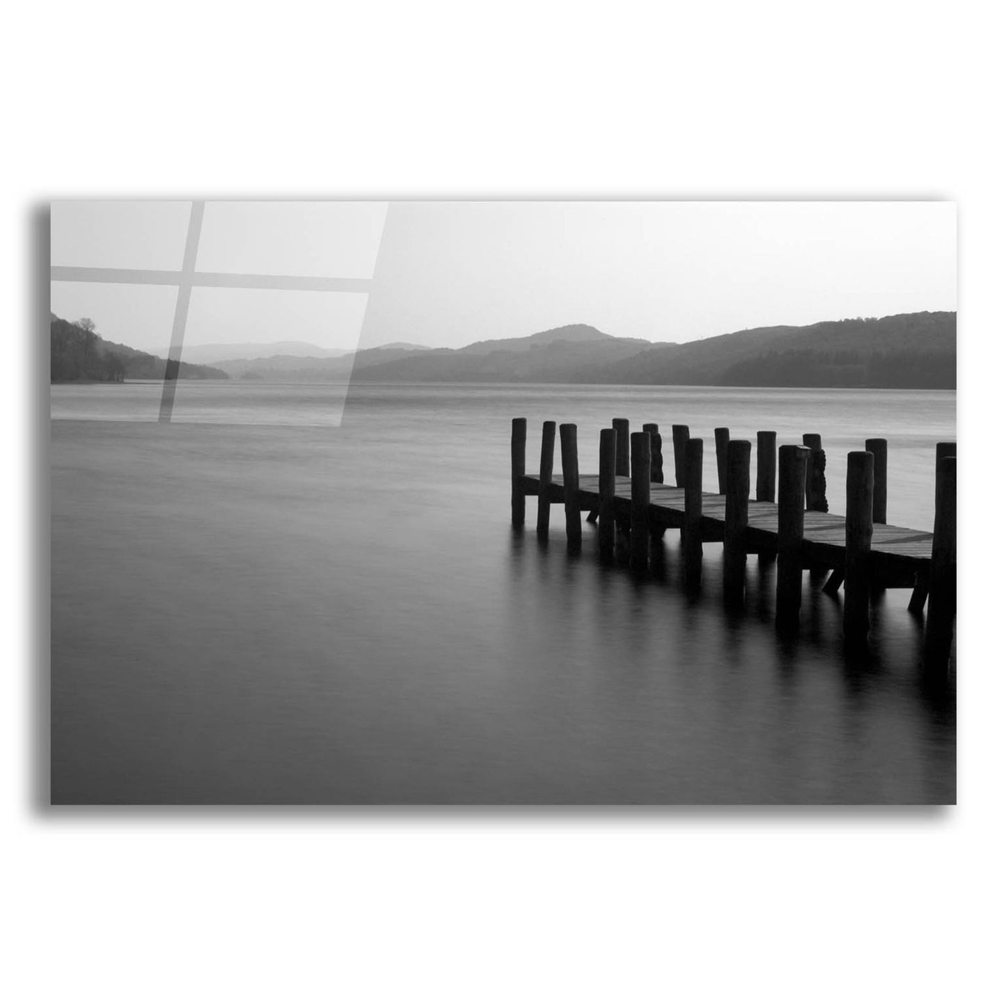 Epic Art 'Lakeside Pier 006' by Tom Quartermaine, Acrylic Glass Wall Art