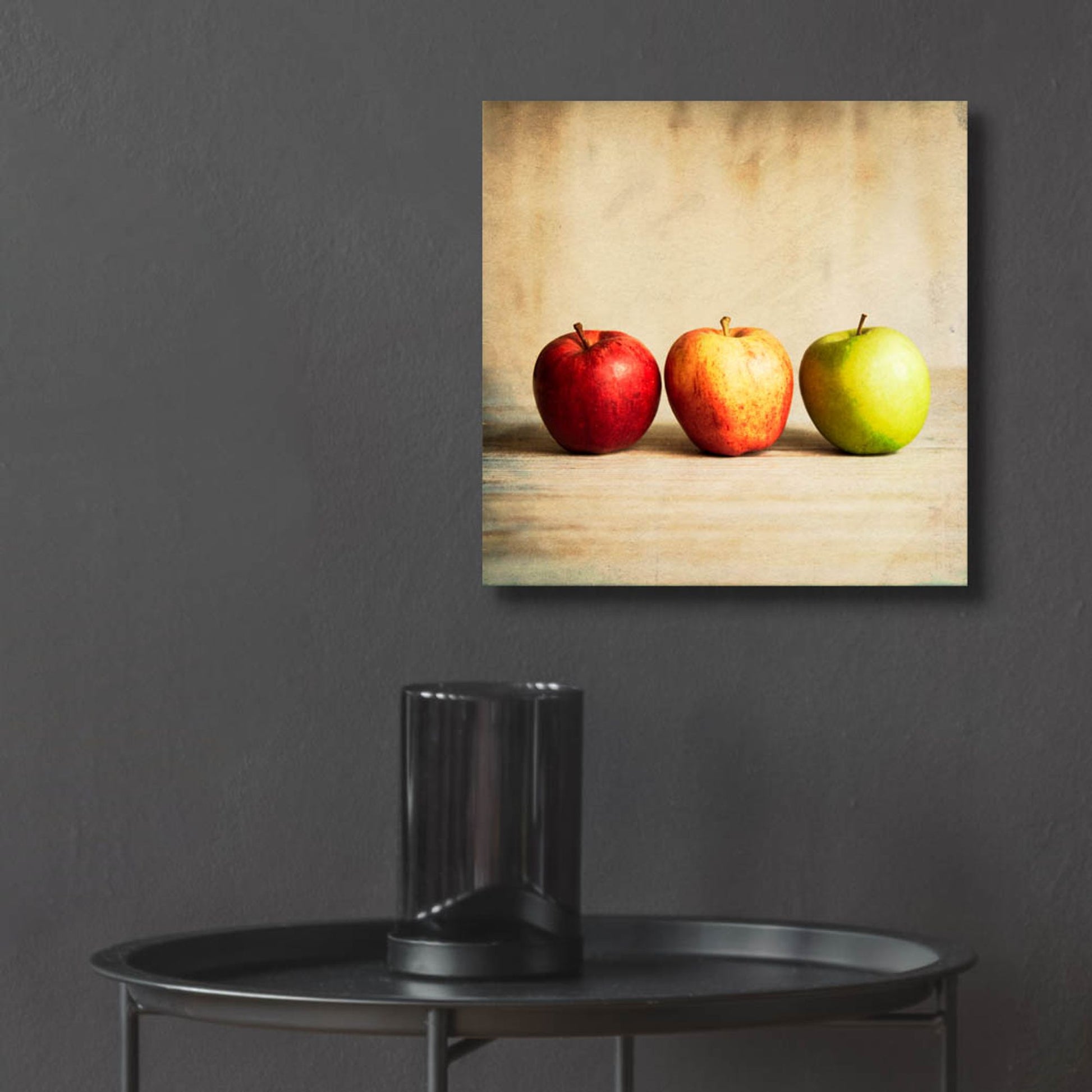 Epic Art 'Row Of Antique Fruit' by Tom Quartermaine, Acrylic Glass Wall Art,12x12