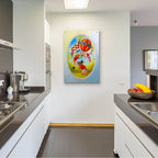 Epic Art 'Balloon Under Mistral' by Valery Vecu Quitard, Acrylic Glass Wall Art,24x36
