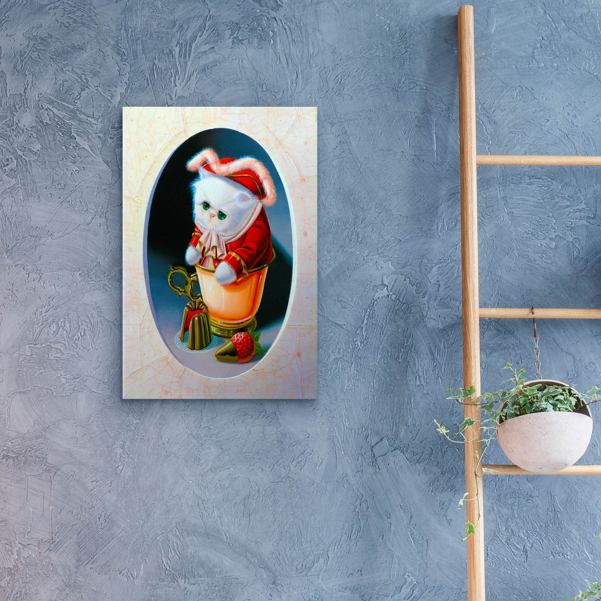 Epic Art 'The Corsair With Sweets' by Valery Vecu Quitard, Acrylic Glass Wall Art,16x24