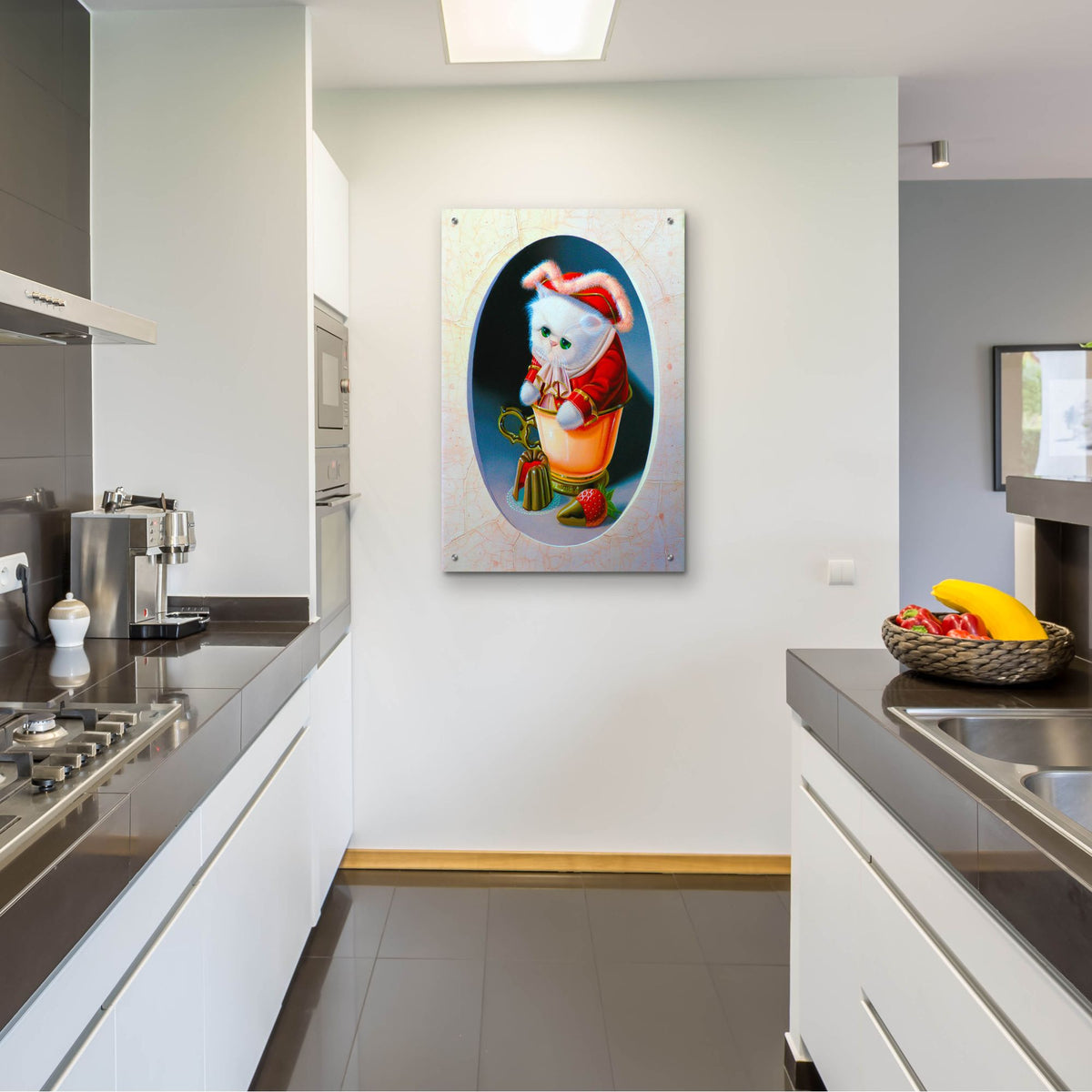 Epic Art 'The Corsair With Sweets' by Valery Vecu Quitard, Acrylic Glass Wall Art,24x36