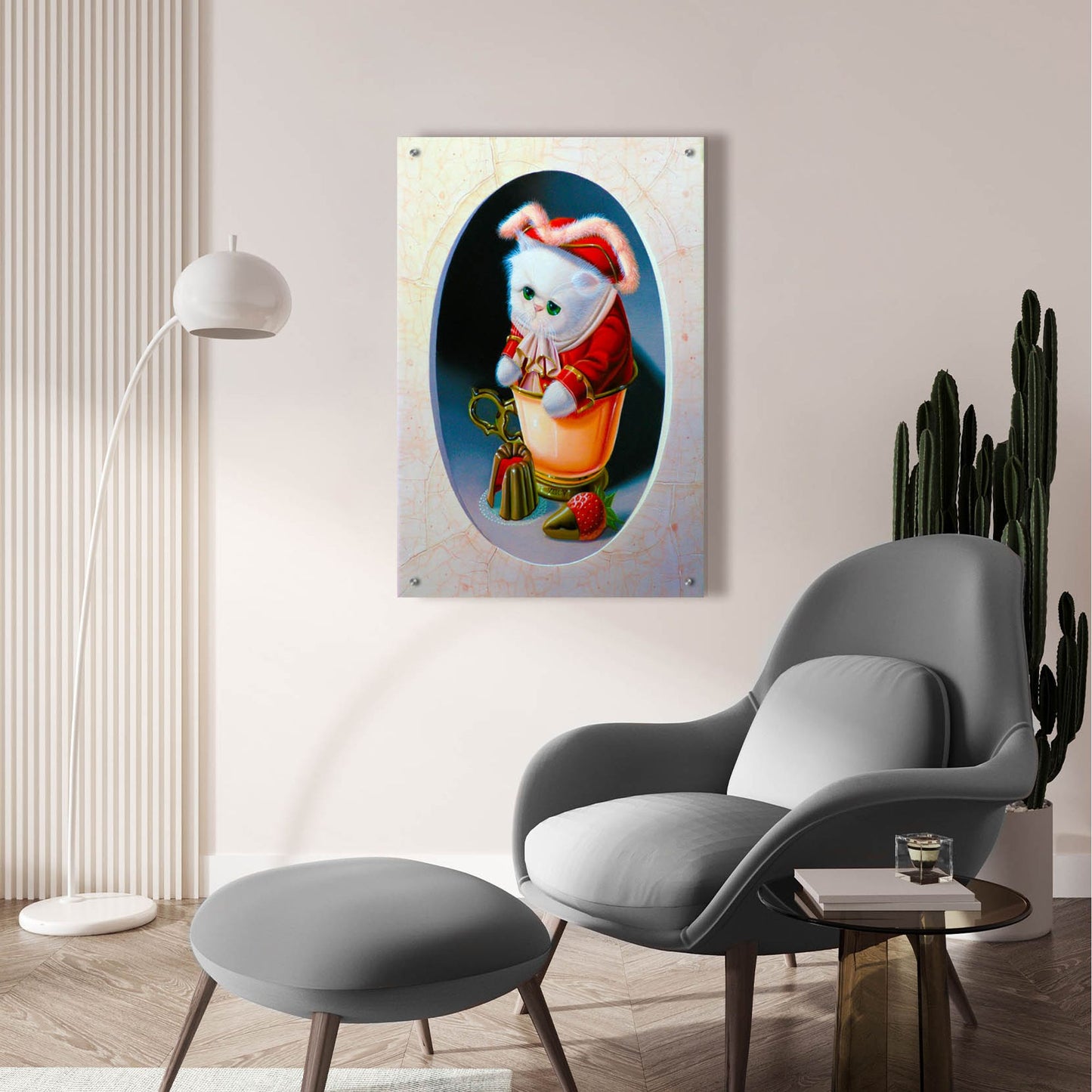Epic Art 'The Corsair With Sweets' by Valery Vecu Quitard, Acrylic Glass Wall Art,24x36