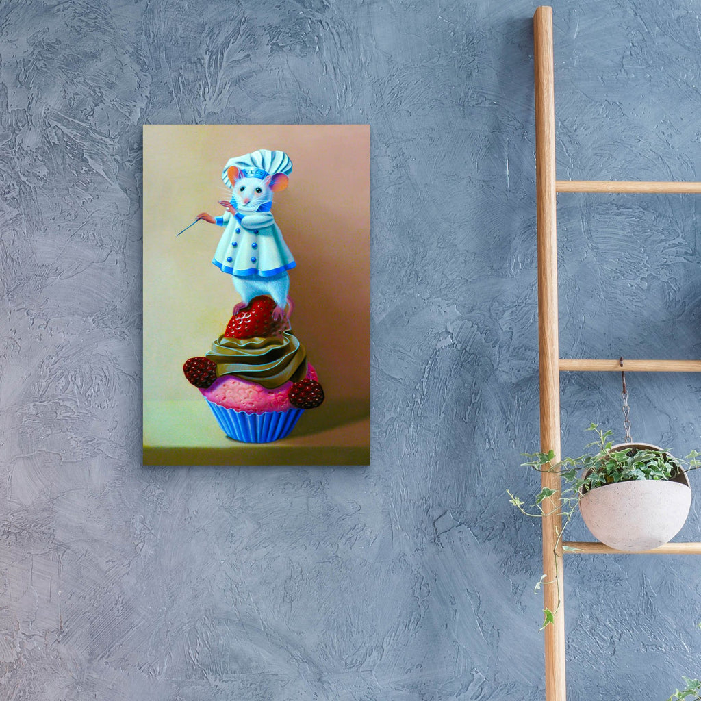 Epic Art 'Cook And Conductor' by Valery Vecu Quitard, Acrylic Glass Wall Art,16x24