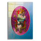 Epic Art 'It's Hard To Be King' by Valery Vecu Quitard, Acrylic Glass Wall Art