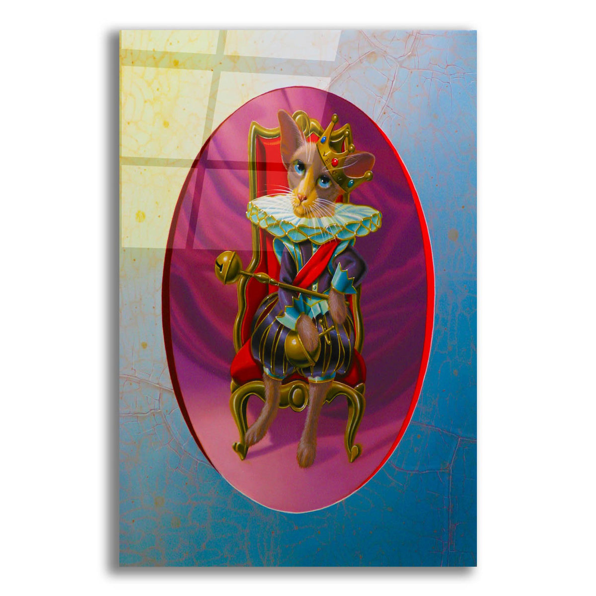 Epic Art 'Royal Throne' by Valery Vecu Quitard, Acrylic Glass Wall Art
