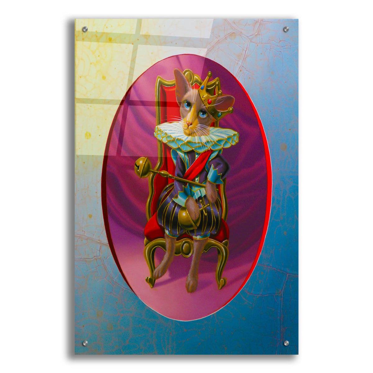 Epic Art 'Royal Throne' by Valery Vecu Quitard, Acrylic Glass Wall Art