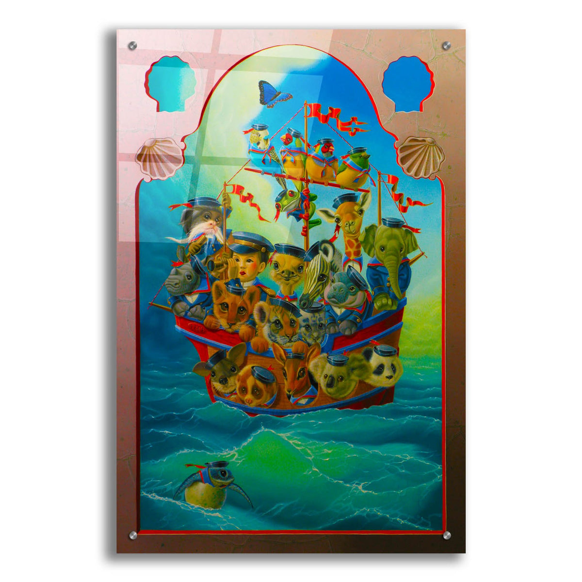 Epic Art 'The Southern Arch' by Valery Vecu Quitard, Acrylic Glass Wall Art