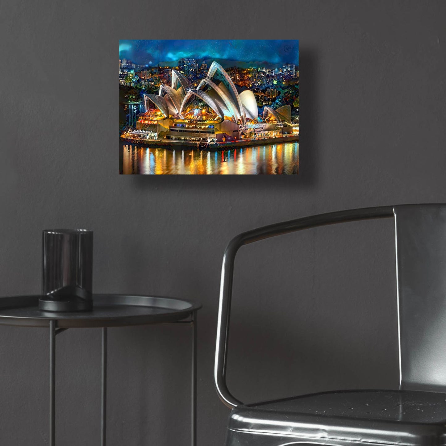 Epic Art 'Australia Sydney Opera House' by Pedro Gavidia, Acrylic Glass Wall Art,16x12