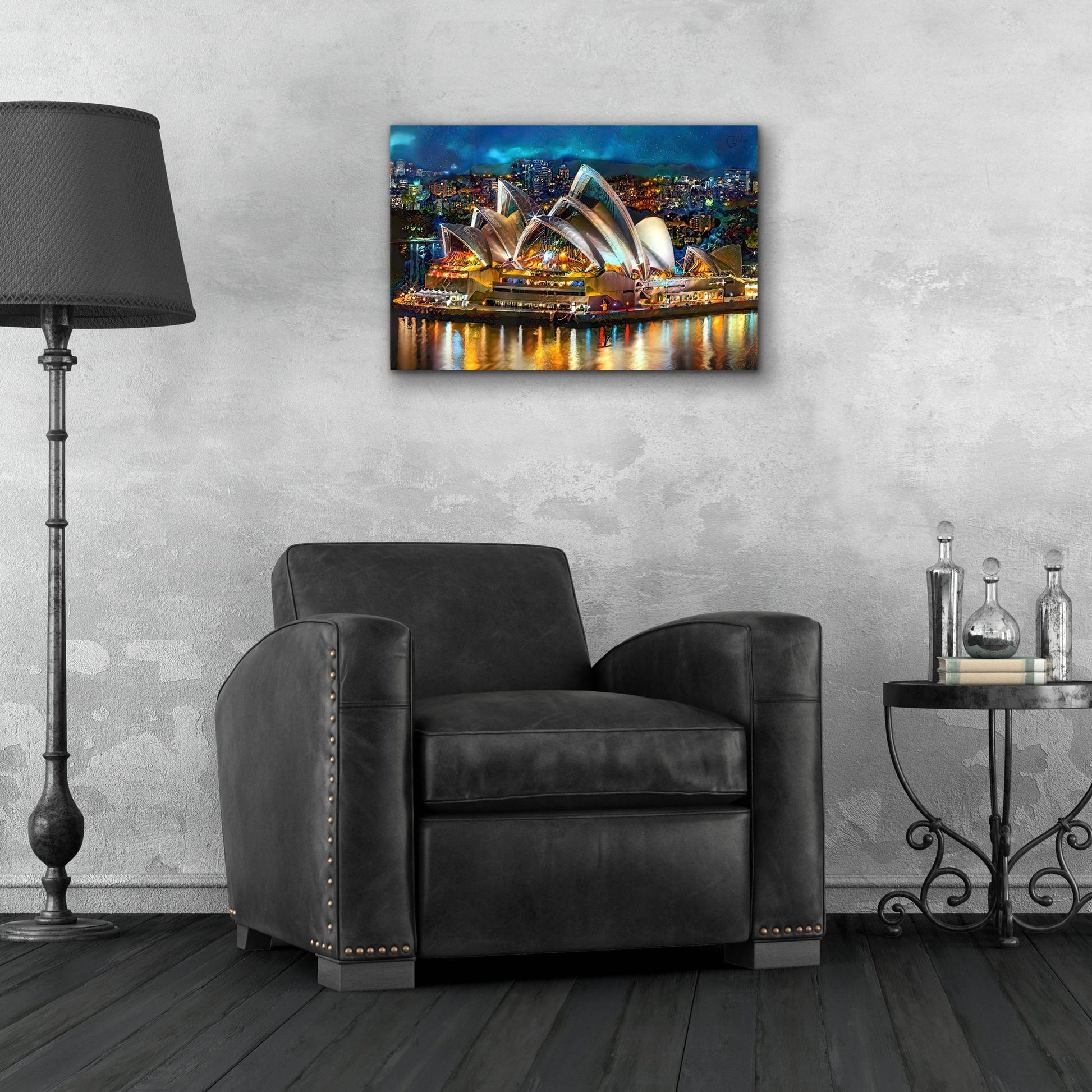 Epic Art 'Australia Sydney Opera House' by Pedro Gavidia, Acrylic Glass Wall Art,24x16