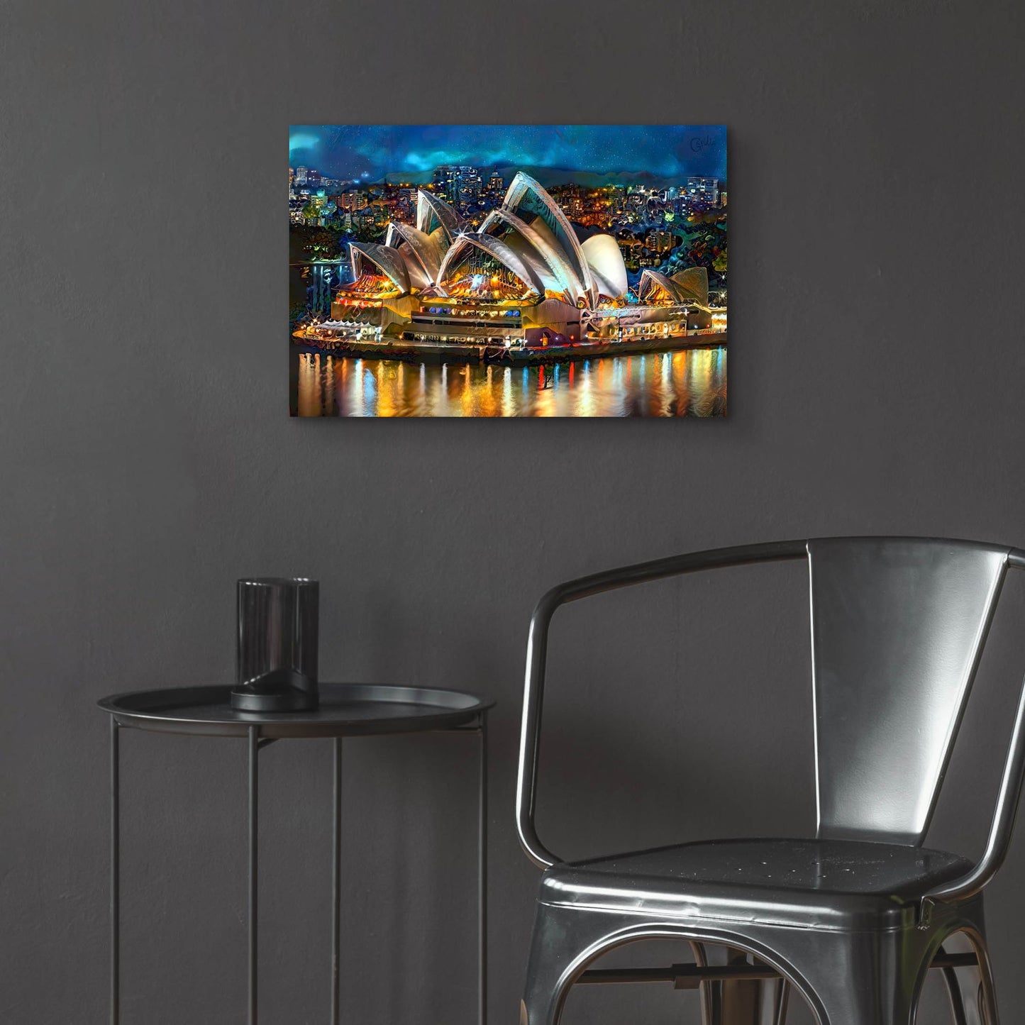 Epic Art 'Australia Sydney Opera House' by Pedro Gavidia, Acrylic Glass Wall Art,24x16