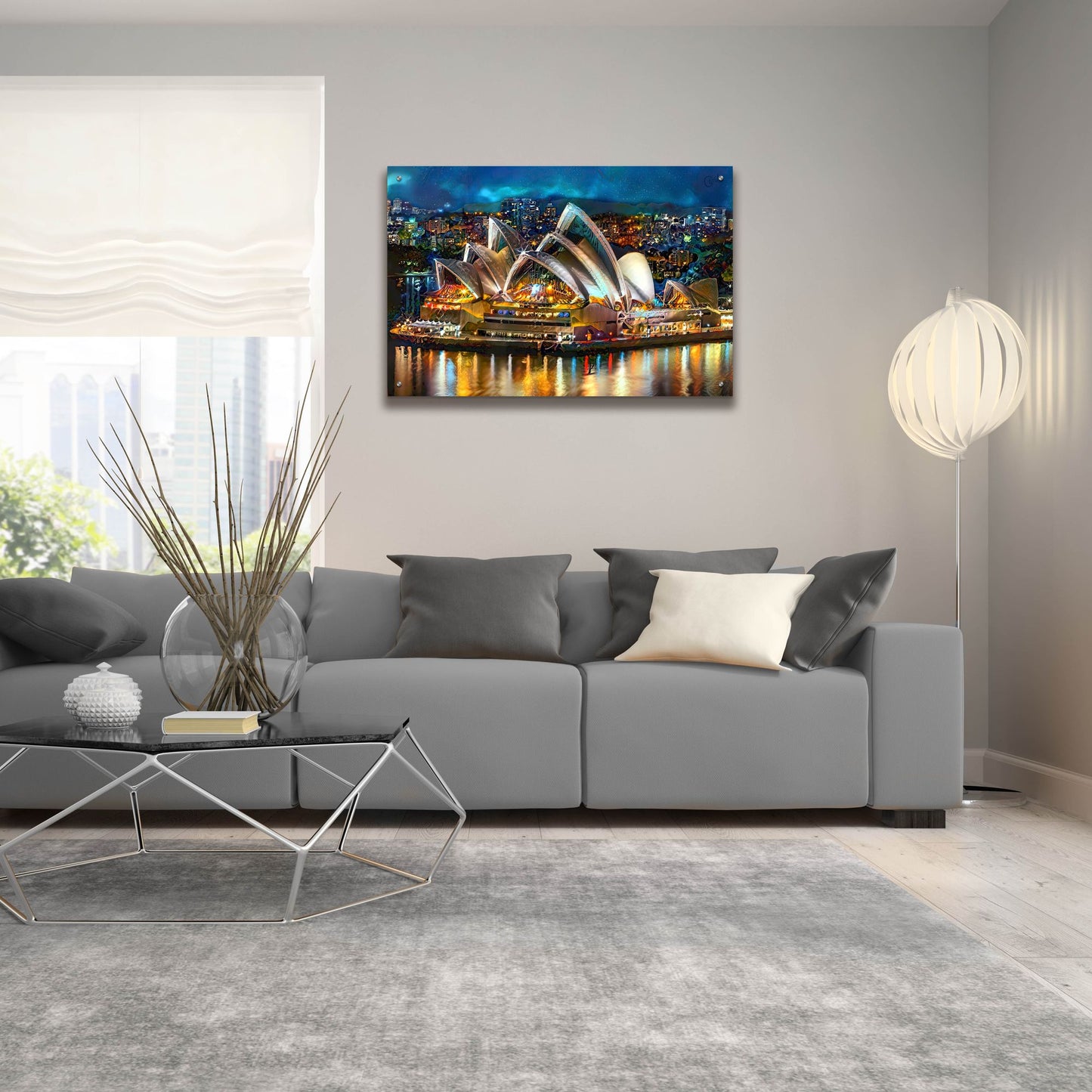 Epic Art 'Australia Sydney Opera House' by Pedro Gavidia, Acrylic Glass Wall Art,36x24