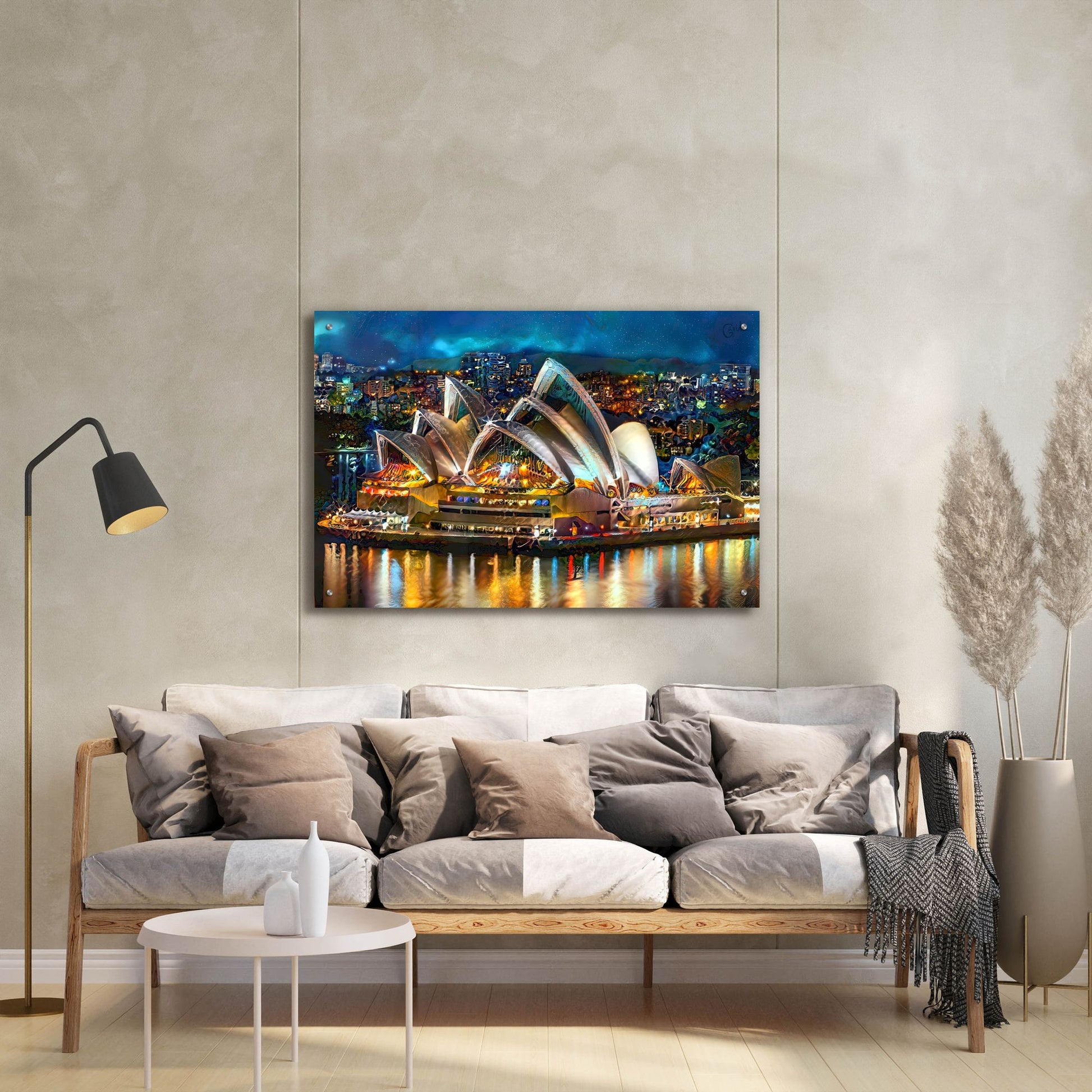 Epic Art 'Australia Sydney Opera House' by Pedro Gavidia, Acrylic Glass Wall Art,36x24