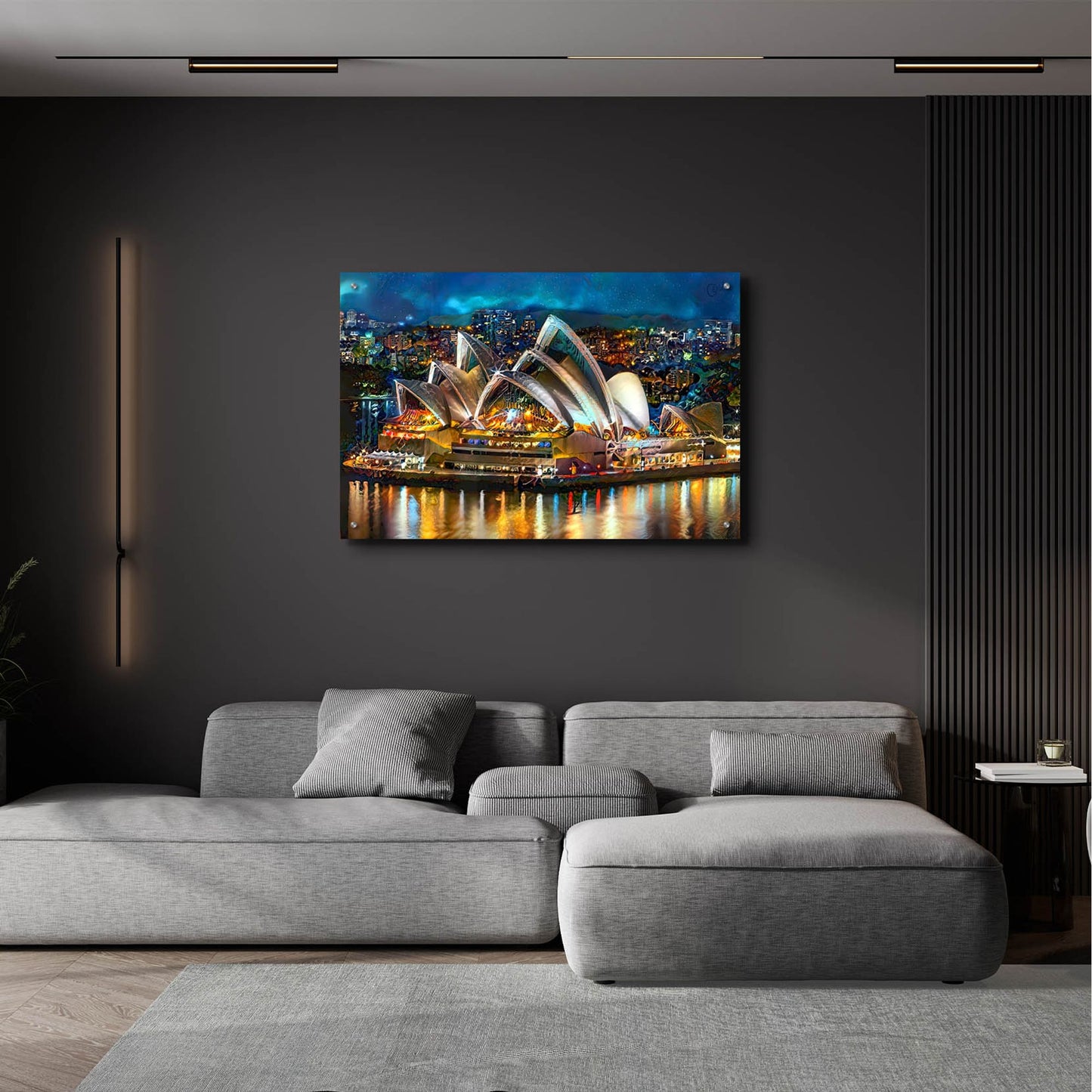 Epic Art 'Australia Sydney Opera House' by Pedro Gavidia, Acrylic Glass Wall Art,36x24