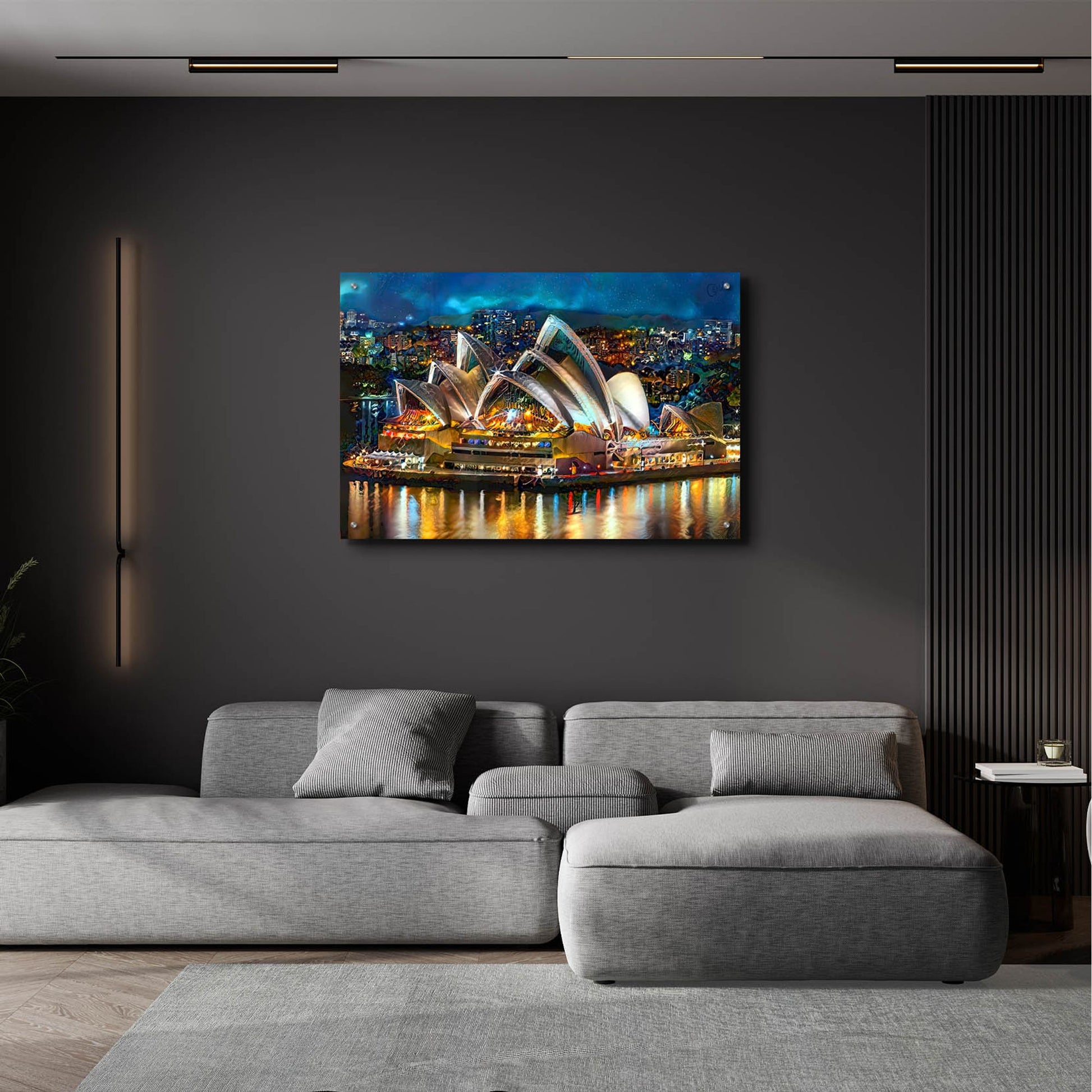 Epic Art 'Australia Sydney Opera House' by Pedro Gavidia, Acrylic Glass Wall Art,36x24