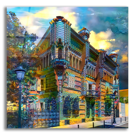 Epic Art 'Barcelona Spain Casa Vicens Gaudi' by Pedro Gavidia, Acrylic Glass Wall Art