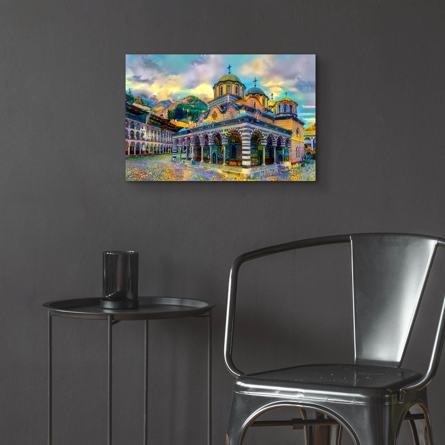 Epic Art 'Bulgaria Rila Monastery' by Pedro Gavidia, Acrylic Glass Wall Art,24x16