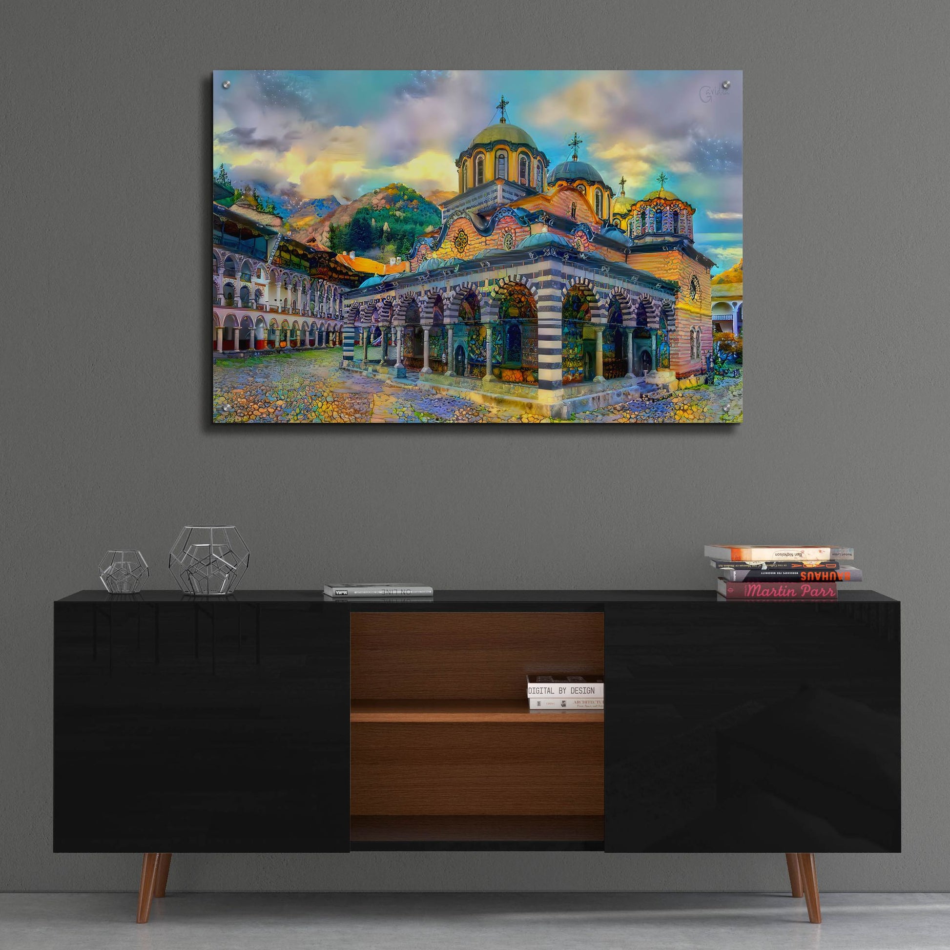 Epic Art 'Bulgaria Rila Monastery' by Pedro Gavidia, Acrylic Glass Wall Art,36x24