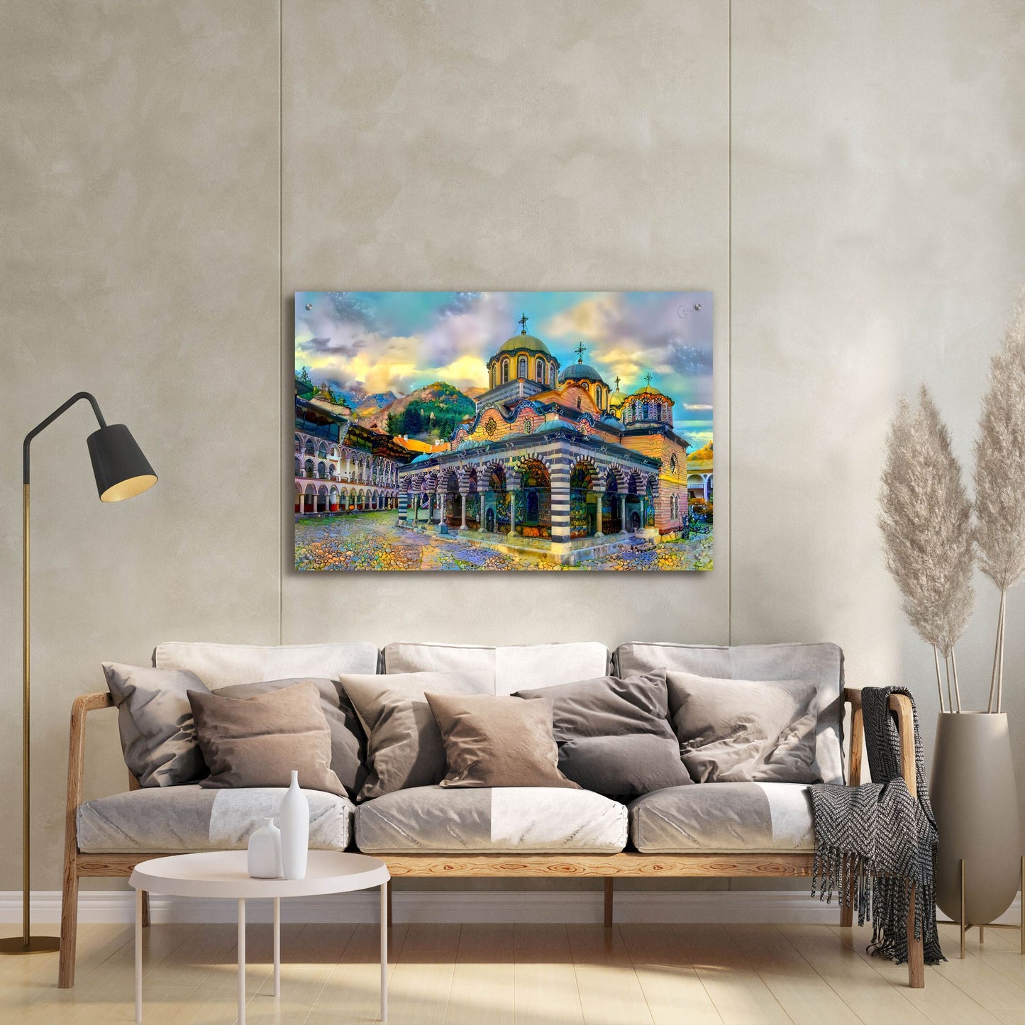 Epic Art 'Bulgaria Rila Monastery' by Pedro Gavidia, Acrylic Glass Wall Art,36x24