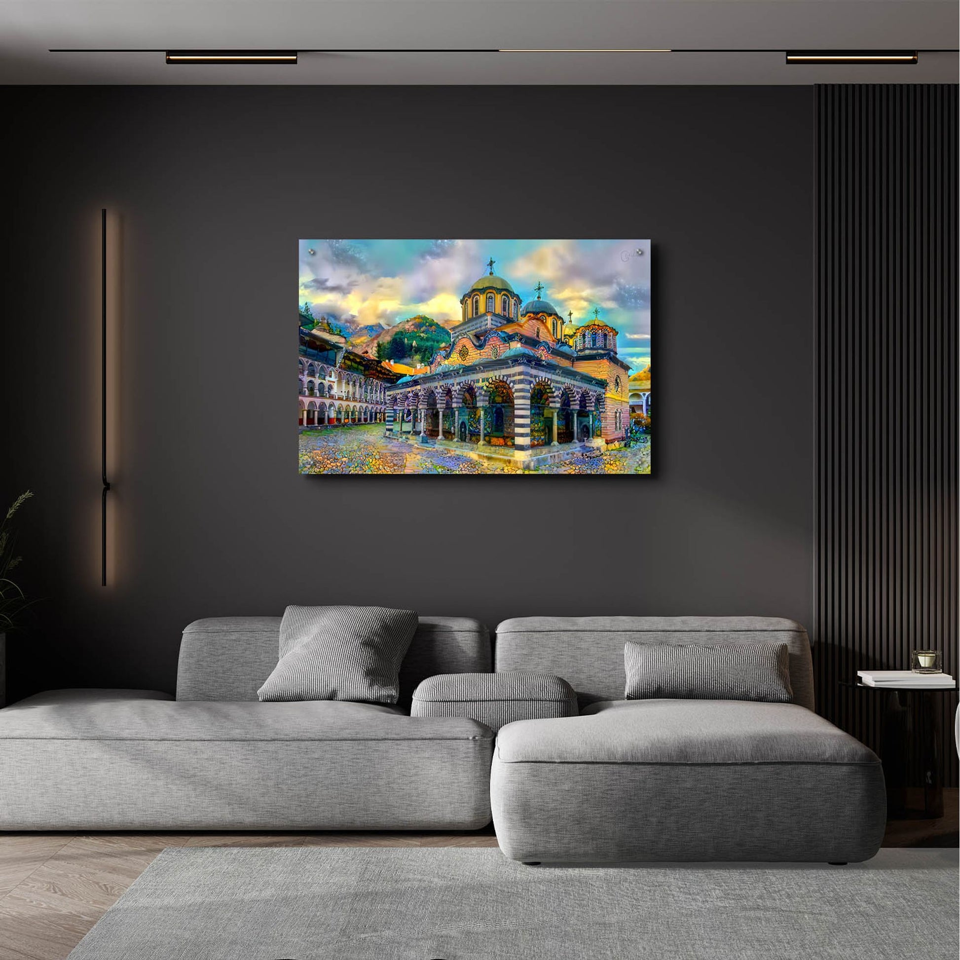 Epic Art 'Bulgaria Rila Monastery' by Pedro Gavidia, Acrylic Glass Wall Art,36x24